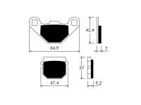 Disk pločice SUZUKI,DERBI,GILERA,HONDA, KAWASAKI,APRILIA