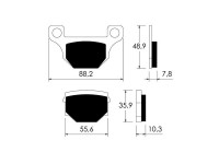 Disk pločice SUZUKI, ZIPP,KEEWAY,PEUGEOT,DERBI