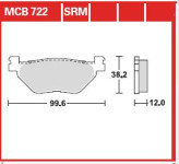 Disk pločice YAMAHA Model  XP 500 (Tmax)
