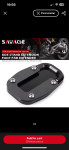 DUCATI Monster 796 795 696 659 motocikl, produžetak stativ za noge, os