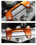 KTM - DUKE 125 200  390-GORNJA STEZALJKA UPRAVLJAČA-NARANDŽASTA -LOGO