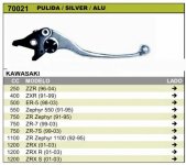 Podesiva poluga kočnice Kawasaki ZR-7 , ER-5 , ZZR , ZXR , ZRX
