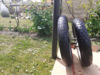 Prodajem Alu felge HYSOUNG 125 CRUISER II  KOMPLET Cijena 87 Eura