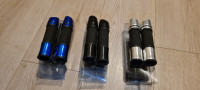 Ručke za motor / motocikle univerzalne  crne,plave,krom