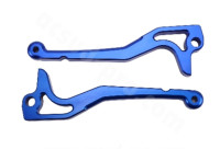 Set poluga Carenzi CNC – za Yamaha Nitro / Aerox / CPI GTR – plava