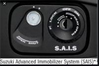 SUZUKI BURGMAN antena brave 400/650 GSX1400, S.A.I.S.