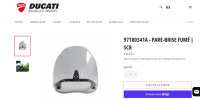 VIZIR ZA DUCATI SCRAMBLER 97180341A