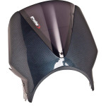 VIZIR PUIG CARBON univerzalni za naked motore s okruglim farom