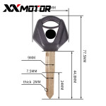 YAMAHA - NEOBREZANI CRNI KLJUČ-UNIVERZALNI -LIJEVI