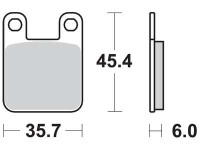 YAMAHA TZR 50 STRAŽNJE DISK PLOČICE **NOVO**