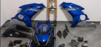 Yamaha YZF-R6 2021g. komplet prednje plavi original oklopi + far
