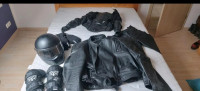 Jakna,hlače,kaciga, rukavice, štitniki
