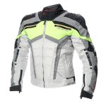 Motoristička jakna Adrenaline Scorpio Black / Gray / Fluorescent