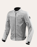 Revit Eclipse - Mesh Moto Jakna, Srebrna, L