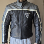 Vel. 50 - DAINESE kožna moto jakna + protektori + zimska podstava