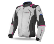 Ženska motociklistička jakna SEVENTY DEGREES Racing Woman White