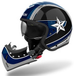 KACIGA AIROH J-110 COMMAR BLAU - XL