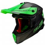 Kaciga MT Falcon System D6 Matt Fluor Green
