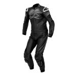 Dvodijelno kožno motoristčko odijelo SPYKE Estoril Sport Black-White