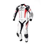 Dvodijelno kožno motoristčko odijelo SPYKE Estoril Sport White