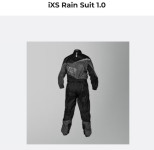 Kišno odijelo iXS 1.0 Black-Grey - M