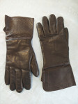 Retro kožne moto rukavice XL, tamno smeđe