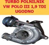 TURBO PUNJAČ VW POLO III 1,9 TDi cena z pdv