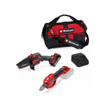 EINHELL aku vrtni set - aku pila GE-PS 18/15 Li BL + aku škare GE-LS 1