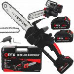 Set 21V baterijska motorna pila bez četkica 30cm 2x3Ah kofer