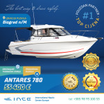 ANTARES 780, BOW, BIMINI, WINCH, PLATFORME...