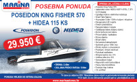 KING FISHER 570 +vanbrodski motor HIDEA HDEF 115