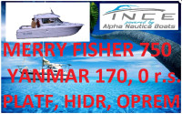 MERRY FISHER 750, YANMAR 170 GEN. OBN, FULL OPREMA, PERFEKTNO STANJE