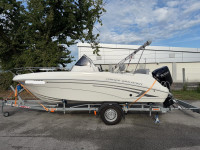 PRINCE 555 OPEN + SUZUKI DF140 – ODLIČNO STANJE – SAMO 60 RADNIH SATI