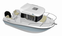 QUICKSILVER 555 PILOTHOUSE + MERCURY F60