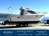 Sessa Marine Dorado 26’ + Volvo Penta D3 (190KS)