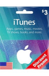 iTunes USD 3 Gift Card (US)