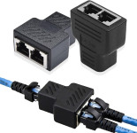 Ethernet RJ45 splitter/adapter
