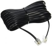 Optimus telefonski kabel RJ11, 30m, crni