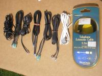 Telefonski kabli kratki sa Rj11 utičnicom i njemački socket
