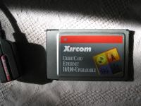 XIRCOM creditcard Ethernet 10/100 PCMCIA card