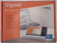 Gigaset PC Card 54 WiFi kartica (PCMCIA) – komplet s kutijom