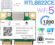 Mini PCI-e WIFI/Bluetooth 5.0 kartca