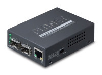 PLANET GT-1205A mrežni medijski pretvarač 1000 Mbit/s Crno