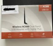 Wireless AC 600 Dual Band Wi-Fi adapter