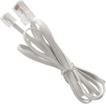 Telefonski kabel RJ11 Plug to RJ11 Plug 1m bijeli, crni