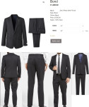 Dizajnersko odijelo (svečano/poslovno) Douglas Hayward 100%vuna, crno