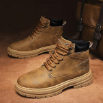 1 par muških planinarskih čizama u vintage stilu