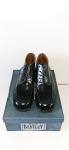 Nove crne muške visoke cipele od prave kože original BENTLEY- broj 43