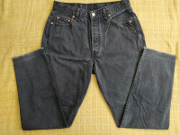 Hlače jeans "LEVIS" model 510, crne, vel 33/32.  nove