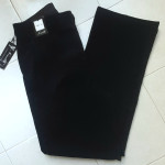 Muške crne hlače, SAMT - NOVO